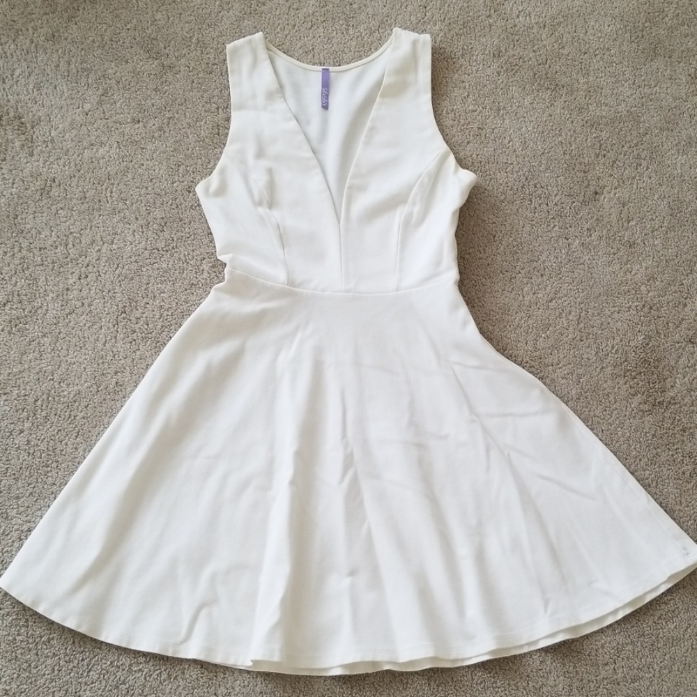 Lulu's Deep V Neck Dress
